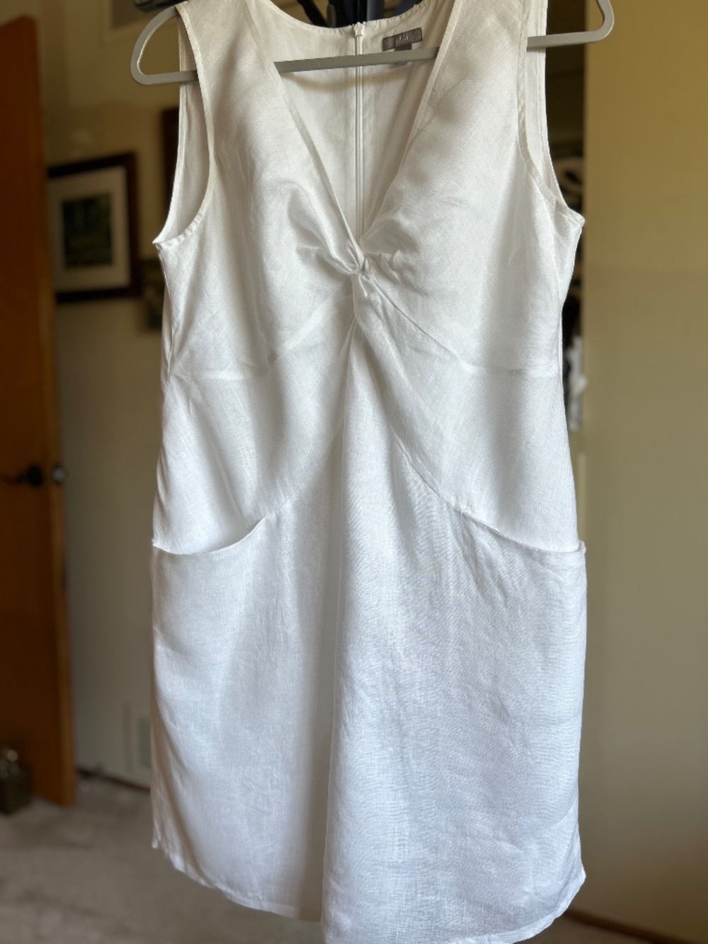 J. Jill White Linen Dress